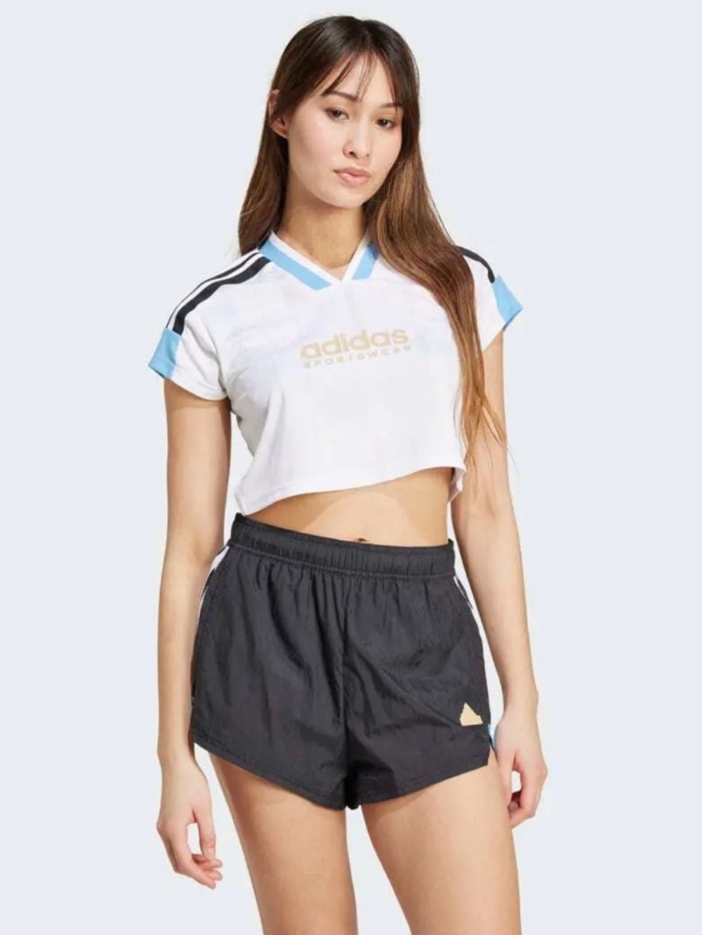 ADIDAS TIRO CUT 3-STRIPES CROP JERSEY